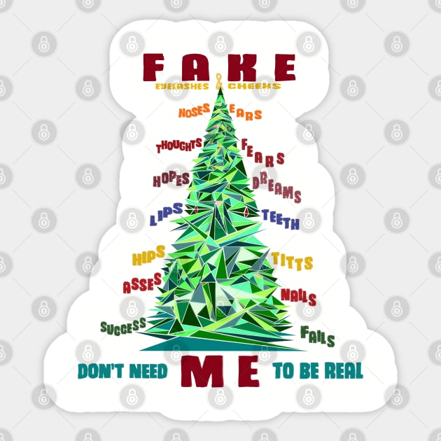 Fake Me Sticker by TenomonMalke